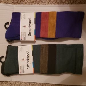 NWT 2 new pairs of Smartwool socks. Men's Large,  Women's XL